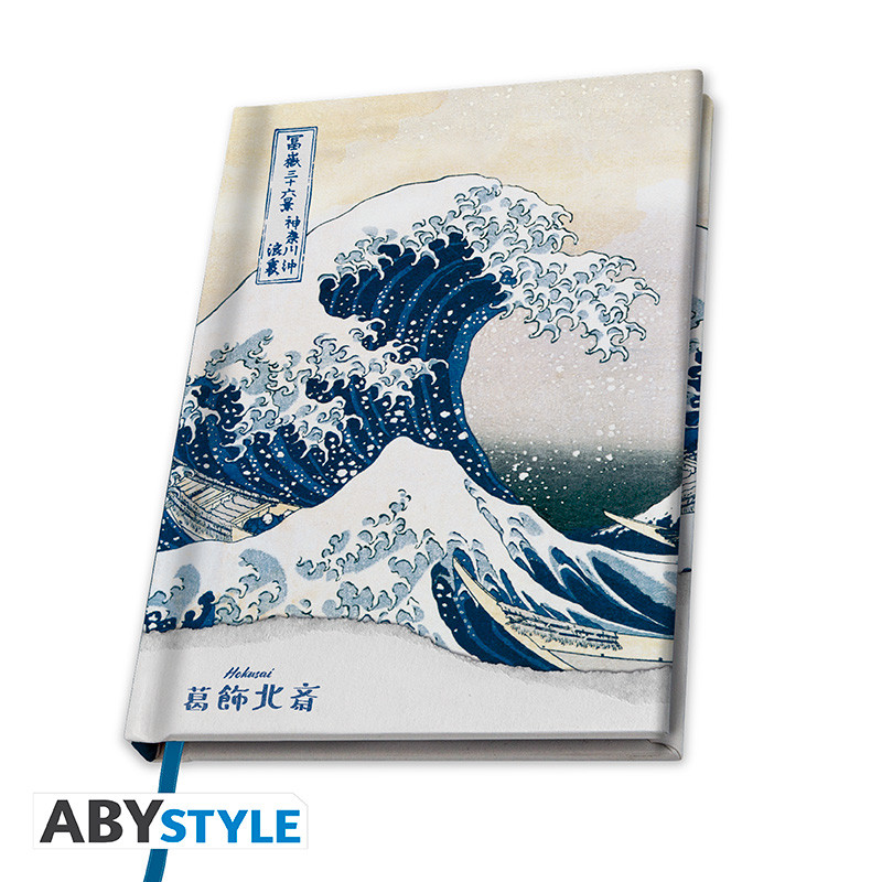 HOKUSAI -  A5 Notebook "Great Wave" X4