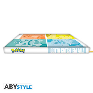 POKEMON -  A5 Notebook "Kanto Starters" X4 *