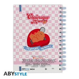 CHAINSAW MAN - Notebook A5 Spiral "Pochita" X4