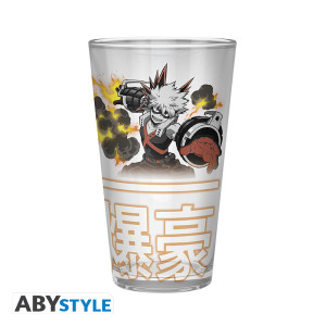 MY HERO ACADEMIA - Pck XXL glass + Pin + Pocket Notebook "Heroes"*