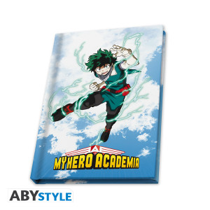 MY HERO ACADEMIA - Pck XXL glass + Pin + Pocket Notebook "Heroes"*
