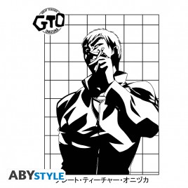 GTO - Tshirt " Onizuka Manga" man SS White - basic