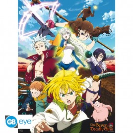 THE SEVEN DEADLY SINS - Set 2 Chibi Posters - Série 1 (52x38) x4