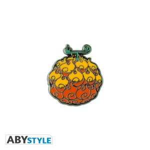 ONE PIECE - Pin Flame-Flame Fruit x4 *