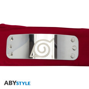 NARUTO SHIPPUDEN - Headband - Red Konoha - Adult size