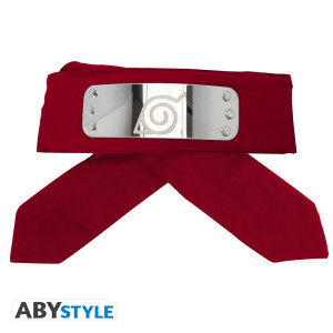 NARUTO SHIPPUDEN - Headband - Red Konoha - Adult size