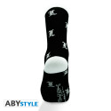 DEATH NOTE - Socks - Black & White - L*