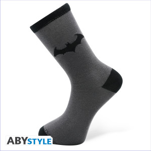 DC COMICS - Socks - Black & Grey - Batman *