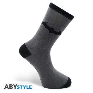 DC COMICS - Socks - Black & Grey - Batman *