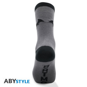 DC COMICS - Socks - Black & Grey - Batman *