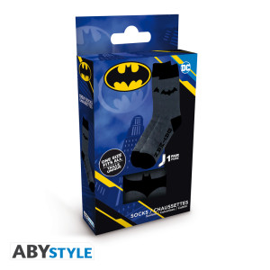 DC COMICS - Socks - Black & Grey - Batman *