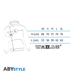 GAME OF THRONES - Hoodie - "Stark" man without zip black*
