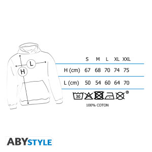 JUJUTSU KAISEN - Sweat - "Tokyo Jujutsu High" homme sans zip black*