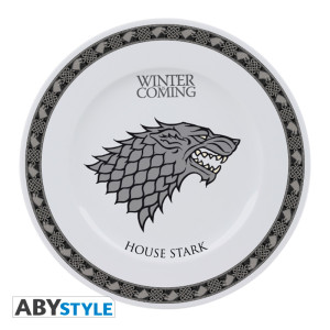 GAME OF THRONES - Set de 4 Assiettes - Emblèmes Familles *