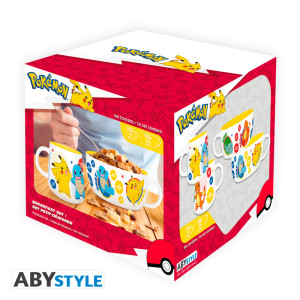 POKEMON - Breakfast Set Mug + Bowl - Pikachu & Kanto Starters