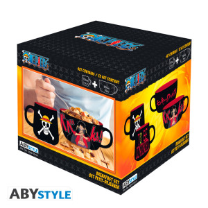 ONE PIECE - Breakfast Set Mug + Bowl - Luffy