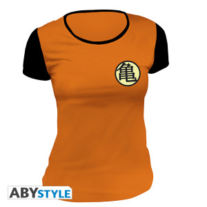 DRAGON BALL - Tshirt "Kame Symbol" woman SS orange - premium*