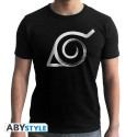 NARUTO SHIPPUDEN - Tshirt "Konoha" homme MC black - new fit *
