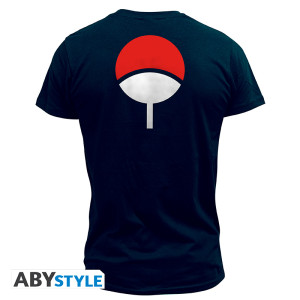 NARUTO SHIPPUDEN - Tshirt "Uchiha" man SS navy - basic*