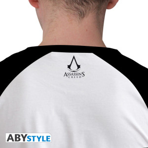 ASSASSIN'S CREED - Tshirt "Crest" man SS white & black - premium *