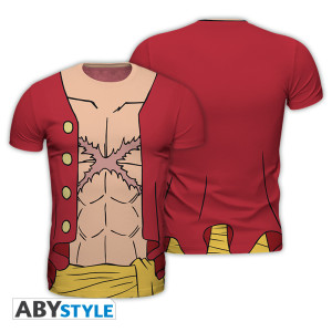 ONE PIECE - Replica Tshirt "Luffy New World" man*