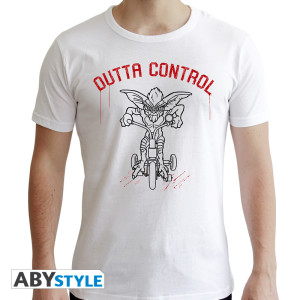GREMLINS - Tshirt "Outta Control" man SS white - new fit*