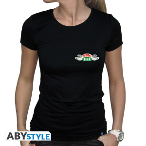 FRIENDS - Tshirt "Central Perk" woman SS black - basic *
