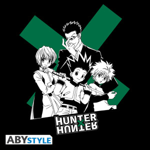 HUNTER X HUNTER - Tshirt  "Group" man SS black - New Fit*