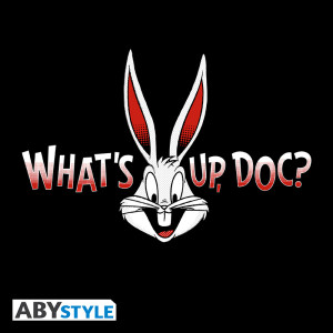 LOONEY TUNES - Tshirt "Quoi d'neuf docteur ?" homme MC black - basic*