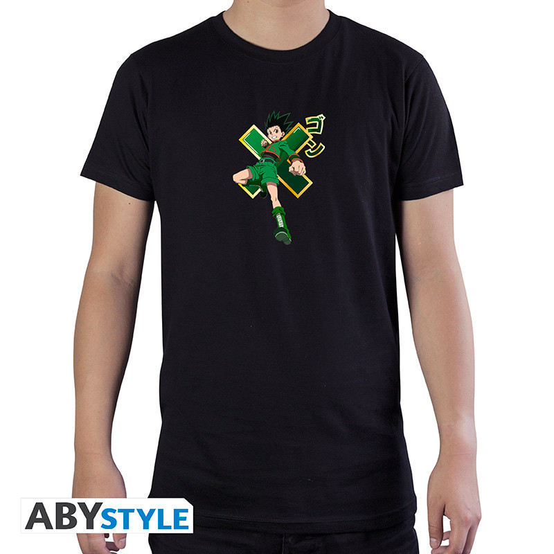 HUNTER X HUNTER - Tshirt  "Gon" man SS black - basic *
