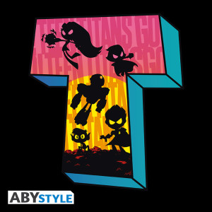 TEEN TITANS - Tshirt "Titans Tower Silhouettes" man SSblack -new fit*