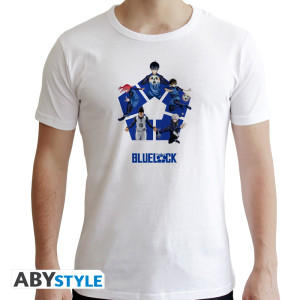 BLUE LOCK - Tshirt "Squad" man SS white - New Fit