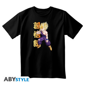 DRAGON BALL - Tshirt noir unisexe - Gohan