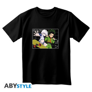 HUNTER X HUNTER - Tshirt unisex black - Gon & Killua