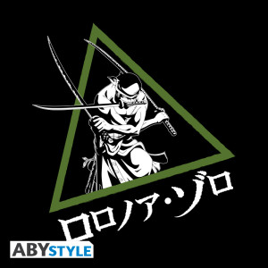 ONE PIECE - Tshirt unisex black - Roronoa Zoro