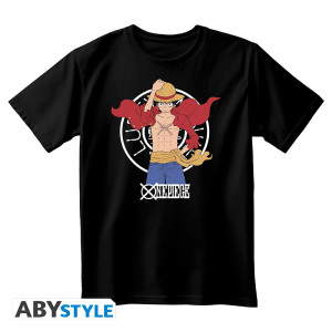 ONE PIECE - Tshirt unisex black - Luffy New World