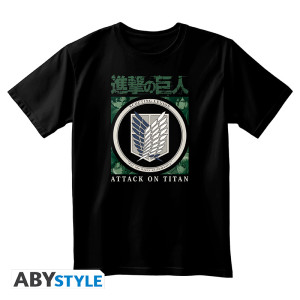 ATTACK ON TITAN - Tshirt unisex black - Scout Legion