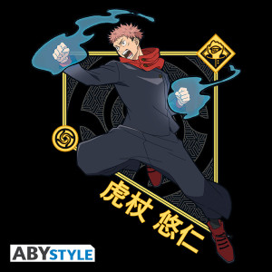 JUJUTSU KAISEN - Tshirt unisex black - Itadori Yuji