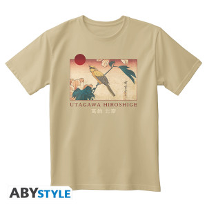 HIROSHIGE - Tshirt unisex union beige - Spring Breeze*