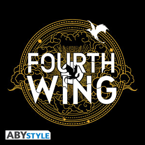 FOURTH WING - Tshirt noir unisexe - Logo