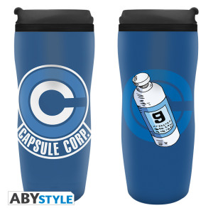 DRAGON BALL - Travel mug "DBZ/CAPSULE CORP" *