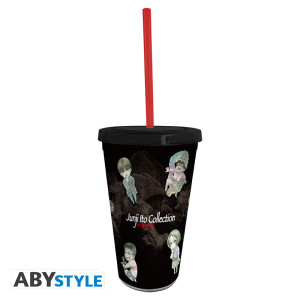 JUNJI ITO - Tumbler with straw - 470ml - Chibi Art *