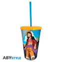 ONE PIECE - Gobelet avec paille - 470 ml - Wano