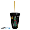 ONE PIECE - Tumbler with straw - 470ml - Luffy & Zoro