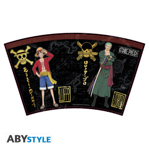 ONE PIECE - Tumbler with straw - 470ml - Luffy & Zoro