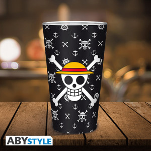 ONE PIECE - Verre XXL - 400 ml - Luffy - boîte x2