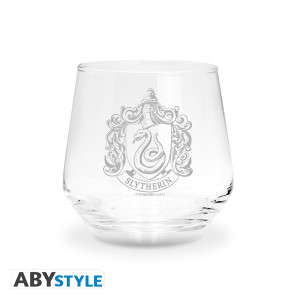 HARRY POTTER - 2 Glass Set Gryffindor & Slytherin*