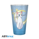 SAILOR MOON - Large Glass - 400ml - Luna & Artemis - x2