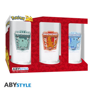 POKEMON - Set de 3 verres x2