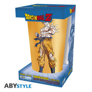 DRAGON BALL - Premium Large Glass - 400ml - Goku Saiyan - box x2